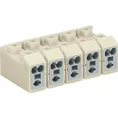 Wago 272-103/101-000 Netzanschlussklemme,ohne Drücker,ohne Rastfüße,weiß 272103101000 - 500 Stück