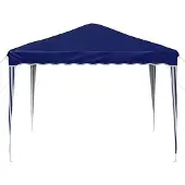 vidaXL Pop-up Partyzelt 288 x 288 x 245 cm Blau Oxford-Stoff