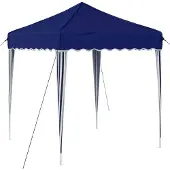 vidaXL Pop-up Partyzelt 195 x 195 x 245 cm Blau Oxford-Stoff
