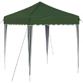 vidaXL Pop-up Partyzelt 195 x 195 x 245 cm Grün Oxford-Stoff