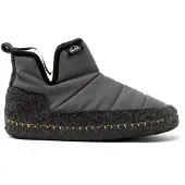 Nuvola . Hausschuhe Herren Damen rutschfester Sohle warm gepolstert bequem dunkelgrau 38 EU - UNBOW