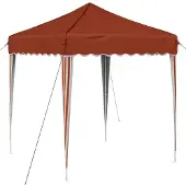 vidaXL Pop-up Partyzelt 195 x 195 x 245 cm Terrakotta Oxford-Stoff