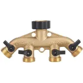 OEM Gartenschlauch-Splitter Wasserverteiler Gartenschlauchadapter für Gartendüsen 4 Meter Europäische Gewinde