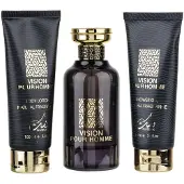 Nusuk Vision Pour Homme Apa de Parfumy Set 100 ml + Gel De Dus 100 ml + Lotiune de corp 100 ml,