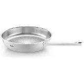 Fissler Bratpfanne "ORIGINAL-PROFI COLLECTION Edelstahl-Pfanne mit Novogrill" Edelstahl 18/10 1 Stk. tlg. mit breitem Schüttrand, Kaltmetallgriffen. Made in Germany