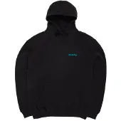 KAVU - Landscape Hoodie - Hoodie Gr L schwarz