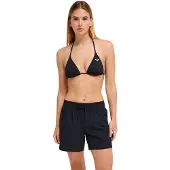 Roxy Badepants "Wave 5", Damen, Gr. L, grau (anthrazit), Polyester, Badehosen Badepants