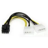 StarTech.com .com 15cm LP4 auf 8-Pin PCI Express Grafikkarten Stromkabel