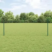 Syfax Sechseckzaun mit Pfosten 25 x 0,8 m PVC-beschichteter Stahl