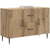 Syfax Sideboard Artisan-Eiche 89 x 34,5 x 60 cm Holzwerkstoff