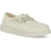 HeyDude Hey Dude Damen Wendy Sequin Lace Freizeitschuh Ivory 42
