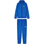 EA7 für Herren. 8NPV08_PN4HZ Trainingsanzug Tennis Pro blau (XXL), Sportlich, Tennis/Padel, Multisport, Polyester, Langarm
