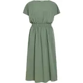 Vila Vimathilde Kurzärmeliges Maxikleid