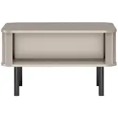 Masseno Couchtisch MODERNO 92 cm Kaffetisch für Wohnzimmer Sofatisch Wohnzimmertisch Beige