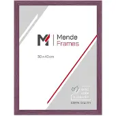 MendeFrames Holzrahmen Museumsglas 13x18 cm violett H300