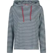 Salzhaut T-Shirt "Longsleeve VATTING", Damen, Gr. XS, blau (navy, breeze), Obermaterial: 95% Baumwolle CO. 5% Polyester PES., Shirts T-Shirt
