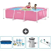 Intex Rechteckiger Frame Pool - 220x150x60 cm - 5-teilig SCB5
