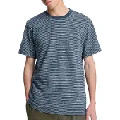 Quiksilver - Lopaz Striped S/S Pocket - T-Shirt Gr XXL grau/blau
