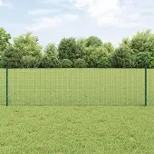 Syfax Zaun mit Pfosten Grün