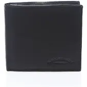 Bag Street Große schwarze Herrenbrieftasche aus Leder C65