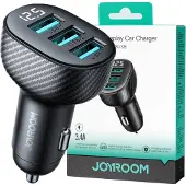 JOYROOM JR-CCD04, Auto, Zigarettenanzünder, Schwarz