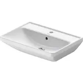 Duravit Waschtisch D-Neo 60x44cm, m Hahnl., we, ÜL, Hahnloch, we