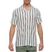 Indicode Kurzarmhemd "INOlly SS Shirt", Herren, Gr. XXL, N-Gr, weiß (vanilla), Web, Obermaterial: 100% Baumwolle, unifarben, regular fit, Hemden Kurzarmhemd
