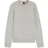 BOSS Sweatshirt aus Baumwoll-Terry mit Logo-Patch Grösse L