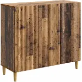 vidaXL Sideboard Altholz 89 x 34,5 x 80 cm Holzwerkstoff