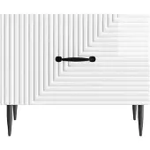 vidaXL Couchtisch Hochglanz Weiß 49 x 50 x 40 cm Holzwerkstoff