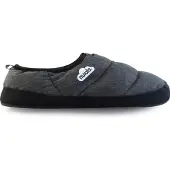 Nuvola. . Hausschuhe Herren Damen rutschfester Sohle warm gepolstert bequem schwarz 38/39 EU - UNJASCHILL