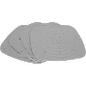 Gistuch 4pcs Hühnchen -Nistkissen -Waschmaschinenbox wiederverwendbare Bettwäsche -Matte Auskleidung Grau