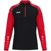 Jako Kinder Trainingstop Ziptop Sonic 8626-812 152 - Schwarz/Rot - 152