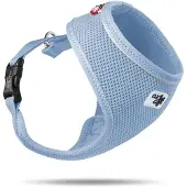Curli Air-Mesh Hundegeschirr Skyblue XL – Atmungsaktiv Bequem Sicher