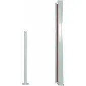 Syfax Ausziehbare Seitenmarkise 120x300 cm Braun