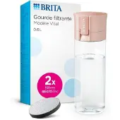 Brita Filterflasche, 2 MicroDiscs inklusive, Aprikose
