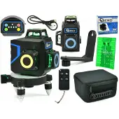 GEKO Laserová vodováha křížový laser měřidlo 3D 360°