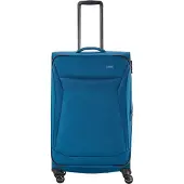 Travelite Chios Reisekoffer L Trolley Koffer 78cm 4 Rad / Rollen Dehnfalte TSA petrol