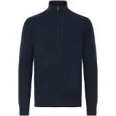 Indicode Troyer "Troyer IDBercell", Herren, Gr. 3XL, blau (navy), Obermaterial: 58% Polyacryl PAN. 32% Polyester PES. 7% Wolle mw. 3% Elasthan EL., Pullover Troyer