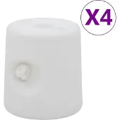 Syfax Pavillon-Gewichte 4 Stk. PE Weiß