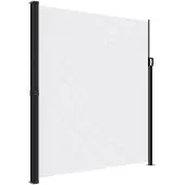 Syfax Seitenmarkise Ausziehbar Weiß 220x300 cm