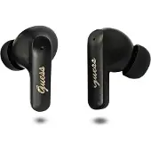 GUESS - Wireless Earbuds Script Metal Logo kabellose Bluetooth-5.4-TWS-Ohrhörer mit Mikrofon, USB-C, 400 mAh – schwarz