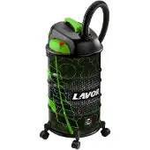 Lavor RUDY 30 S, 1200 W, Zylinder-Vakuum, Trocken&Nass, Staubbeutel, 30 l, Schwarz, Grün