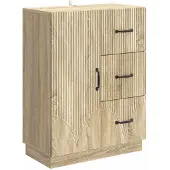 Syfax Sideboard Sonoma-Eiche 66 x 34,5 x 87 cm Holzwerkstoff