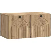 Syfax Wandmontierter TV-Schrank 59,5 x 31 x 30 cm Artisan-Eiche