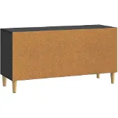 Syfax TV-Schränk 99 x 34,5 x 50 cm Schwarz Holzwerkstoff