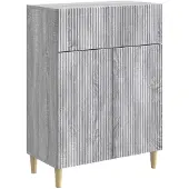vidaXL Sideboard Graues Sonoma 66 x 34,5 x 90 cm Holzwerkstoff
