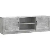 Syfax TV-Schränk Betongrau 150 x 31 x 47 cm Holzwerkstoff