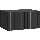 Syfax Wandmontierter TV-Schrank 59,5 x 41 x 30 cm Schwarz