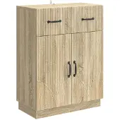 Syfax Sideboard Sonoma-Eiche 66 x 34,5 x 87 cm Holzwerkstoff
